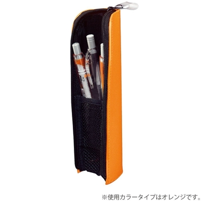 漫画のジッパーの鉛筆の袋、学生のための黒く涼しい筆箱の乳液の印刷物