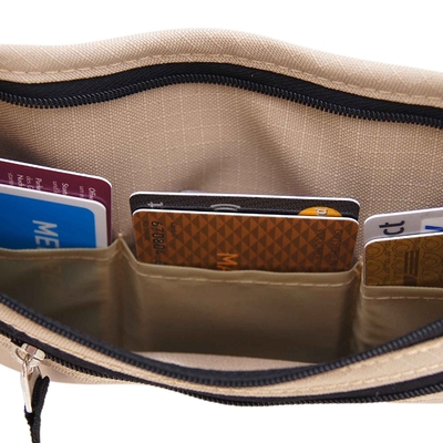 RipstopのナイロンRFID旅行袋は、人のための旅行ウエスト袋を防水します